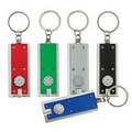 Push Button Flashlight Keychain